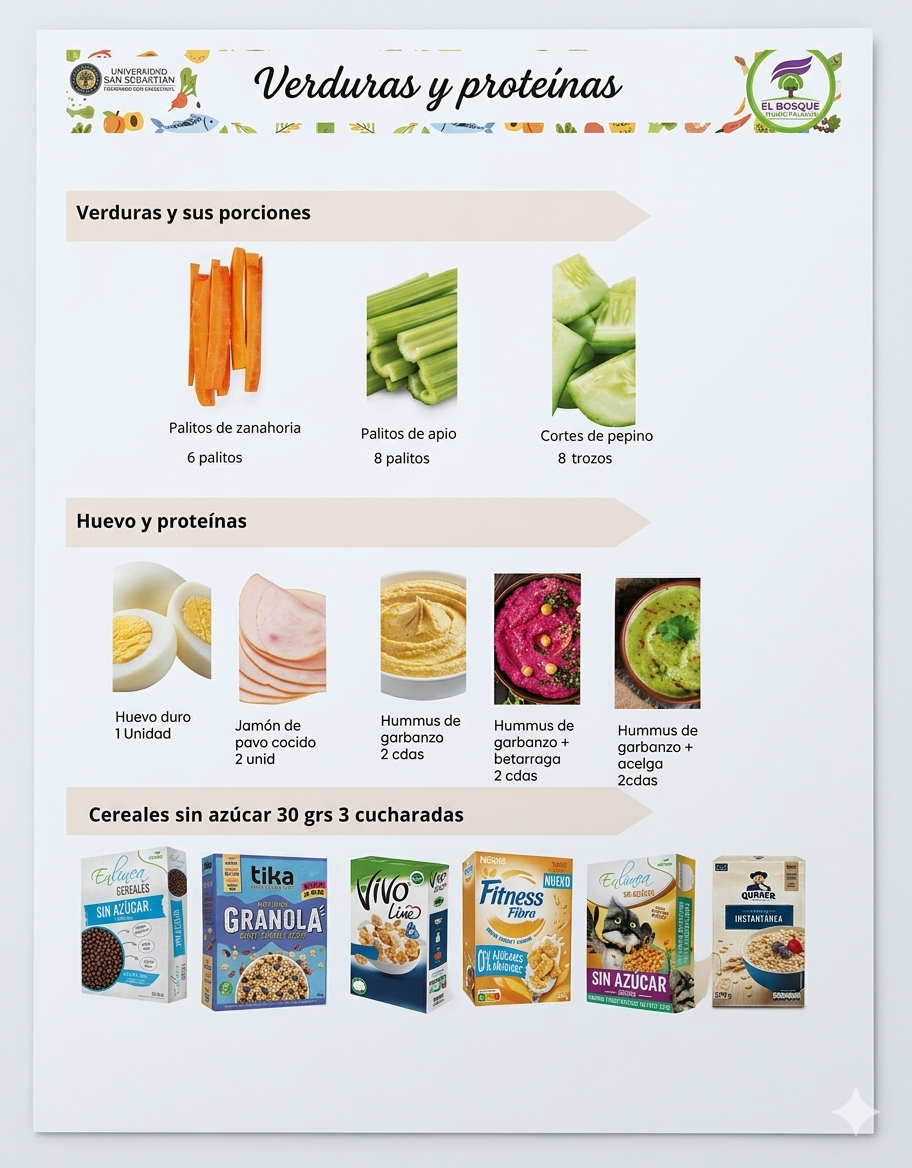 Verduras y Proteínas